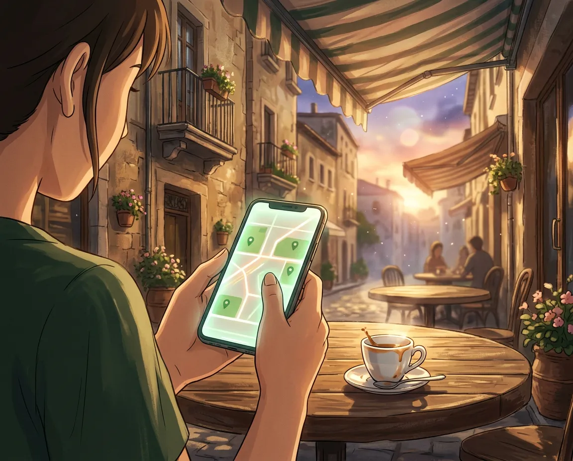 Finding a match at a café